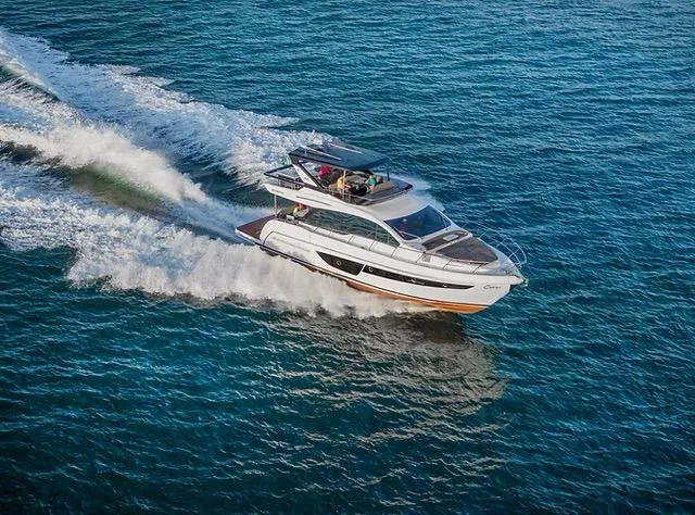  Yacht Photos Pics Schaefer 600 yacht cruising on open water, 2026 model.