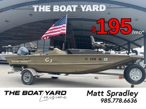 2018 G3 Gator Tough 17 SC boat at The Boat Yard, $195/month offer.