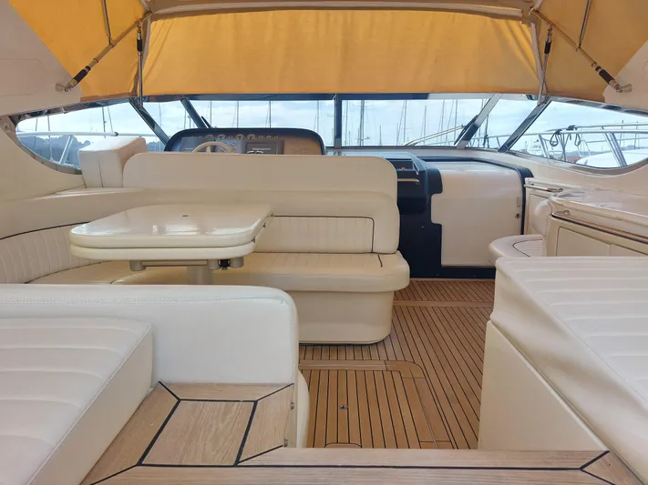 The Blv Yacht Photos Pics Sarnico 58 cockpit dinette