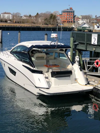  Yacht Photos Pics Beneteau Gran Turismo 41 yacht docked at Pier 2, 2019 model.