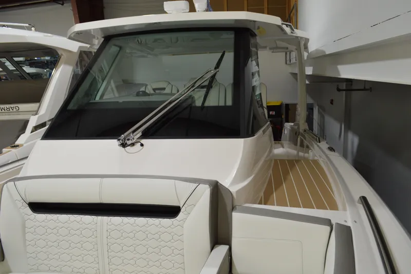 Hopena Yacht Photos Pics 2024 Tiara Yachts 34 LS boat interior with sleek design and modern features.