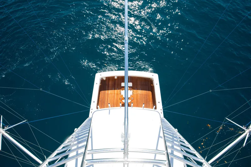 Gianna Marie Yacht Photos Pics Viking 56 GIANNA MARIE - View of Cockpit from Tower