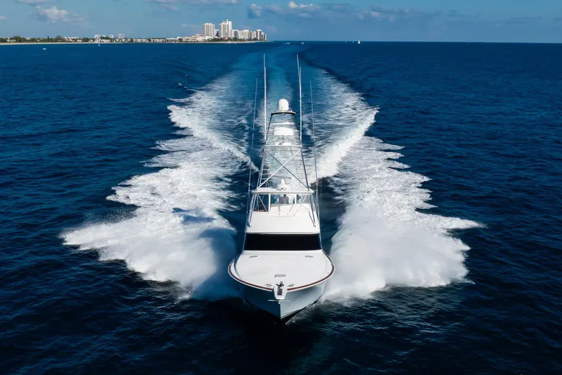 Gianna Marie Yacht Photos Pics Viking 56 GIANNA MARIE - Bow Profile Running Shot