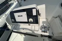 Control panel of a 2020 Lagoon 42 catamaran with B&G navigation system.