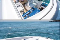 2024 Bavaria Sport 36 Open yacht with luxurious deck and seating area on the ocean.