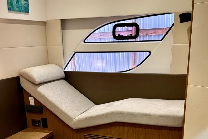 Magic Carpet Yacht Photos Pics Luxurious Lounge in Master Stateroom