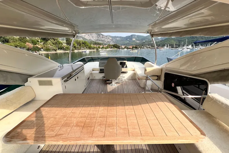 48 Navetta Yacht Photos Pics Luxurious 2019 Absolute NAVETTA 48 yacht interior with scenic waterfront view.