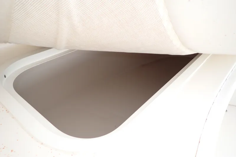 Lattitude Adjustment Yacht Photos Pics Storage compartment on a 2003 Sea Ray 480 Sedan Bridge boat.