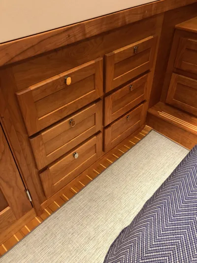 Apricity Yacht Photos Pics Wooden cabinetry in 2021 Sabre 58 Salon Express yacht interior.