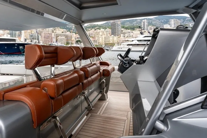 Bs 160 Fb Yacht Photos Pics Luxurious 2020 Novamarine BS 160 FB yacht interior with leather seating and modern controls.