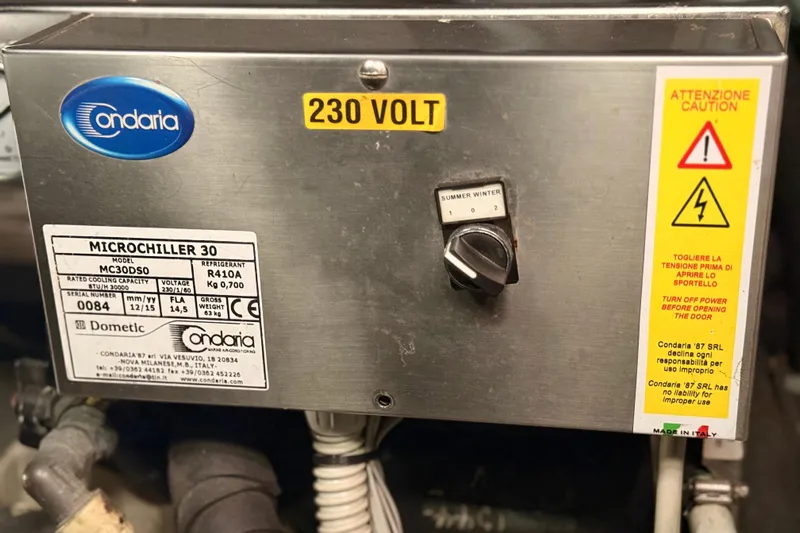  Yacht Photos Pics Condaria Microchiller 30 control panel on 2016 Cranchi M44 HT yacht.