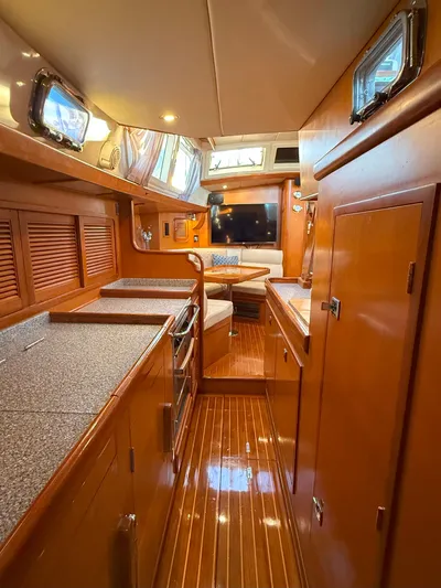 Gadabout Yacht Photos Pics Galley looking forward