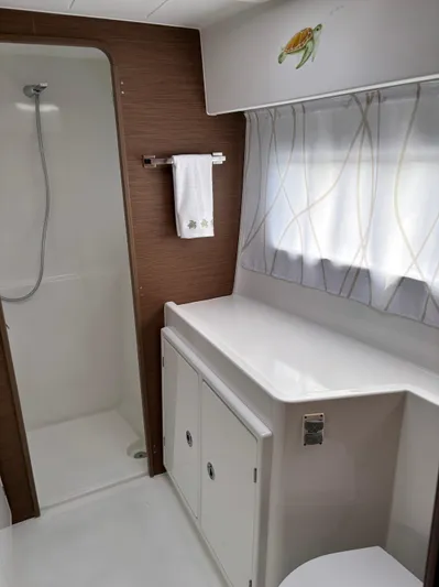 Gone Again Yacht Photos Pics Starboard side owners suite