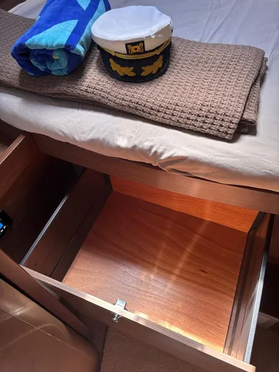 Gone Again Yacht Photos Pics Port side Forward Cabin