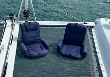 Gone Again Yacht Photos Pics Deck chairs