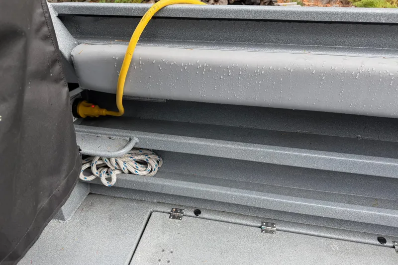  Yacht Photos Pics Starboard cockpit storage and shore power