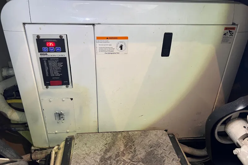 Live Now Yacht Photos Pics 2006 Carver 444 Cockpit Motor Yacht - Generator