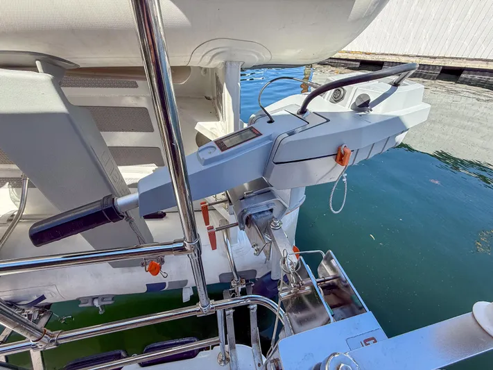  Yacht Photos Pics 2018 Ranger Tugs R-29 S boat with outboard motor at dock.