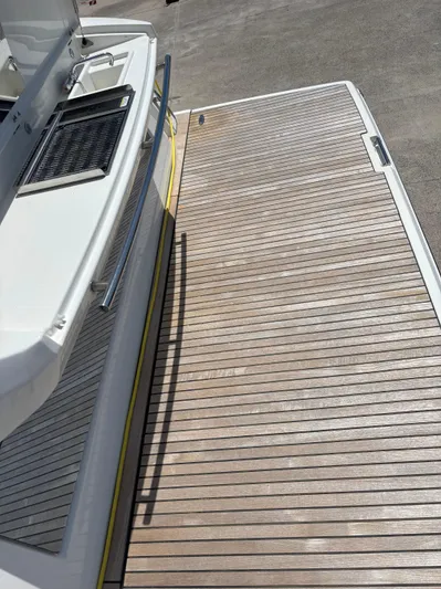  Yacht Photos Pics 2020 Jeanneau Prestige 460 yacht with spacious teak deck and sleek design.