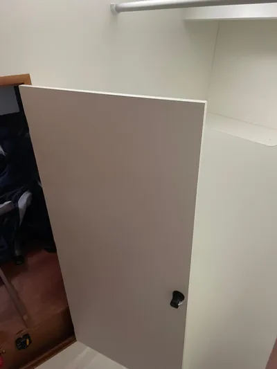  Yacht Photos Pics Interior view of a 2023 Jeanneau Sun Odyssey 349 sailboat closet.