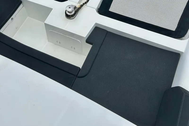 Habzie Yacht Photos Pics Deck area of 2019 Lagoon 450 F Owner's Edition catamaran, featuring sleek design and modern fittings.