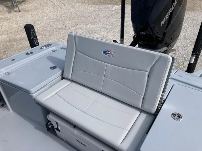  Yacht Photos Pics 2025 Crevalle 26HCO boat seat with sleek design and comfortable cushioning.