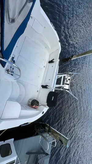 Jolly Roger Too Yacht Photos Pics 2004 Meridian 459 Aft Platform