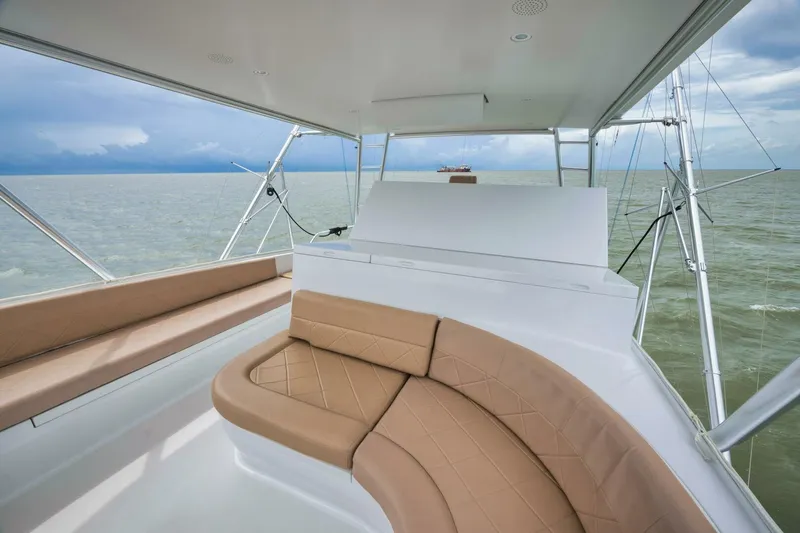 Let It Ride Yacht Photos Pics Luxurious 2008 Sculley Custom Carolina yacht with spacious seating and ocean view.