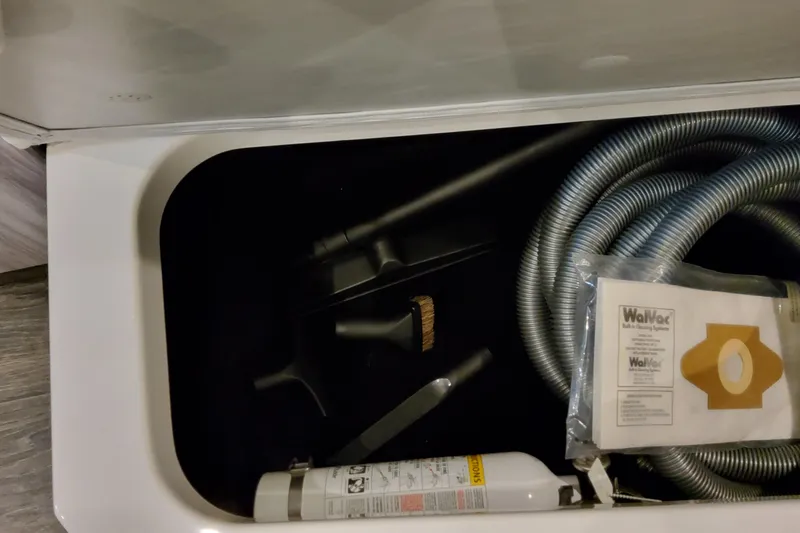  Yacht Photos Pics Storage compartment with cleaning tools and hose in 2026 Formula 380 Super Sport Crossover OB.