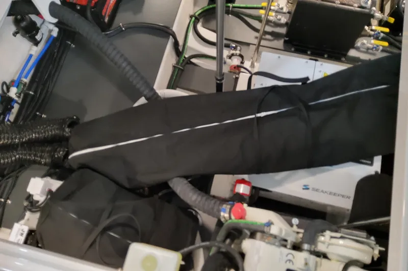  Yacht Photos Pics Engine compartment of 2026 Formula 380 Super Sport Crossover OB with Seakeeper system.