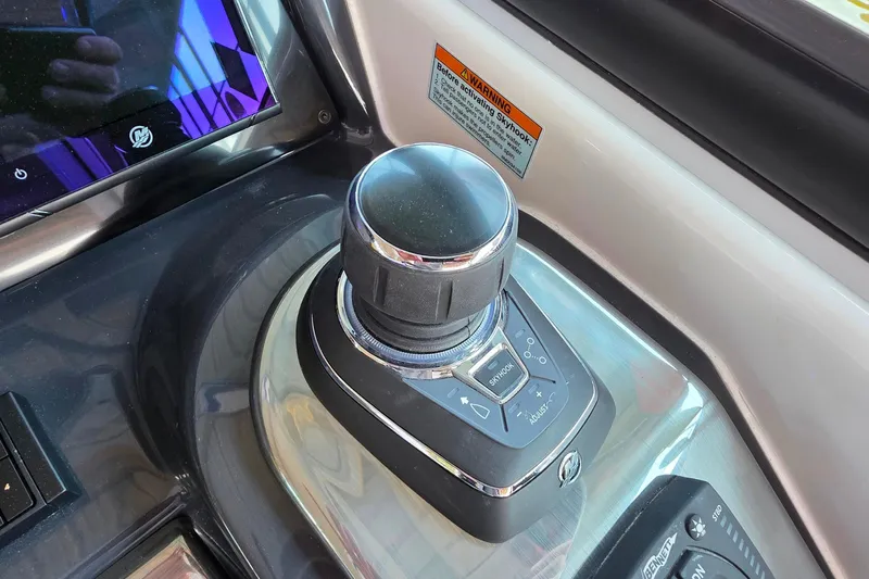  Yacht Photos Pics Control panel of 2026 Formula 350 Crossover Bowrider I/O boat.