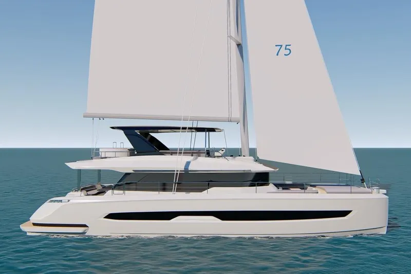 Seaview 75 Yacht Photos Pics Heysea Seaview 75 yacht, 2026 model, sailing on calm blue waters.