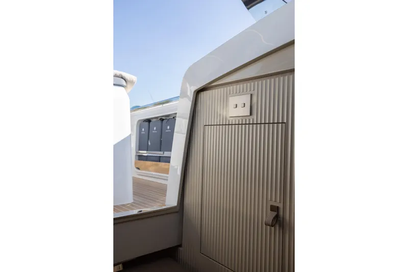  Yacht Photos Pics Invictus TT460 yacht interior, showcasing sleek design and modern finishes, 2026 model.