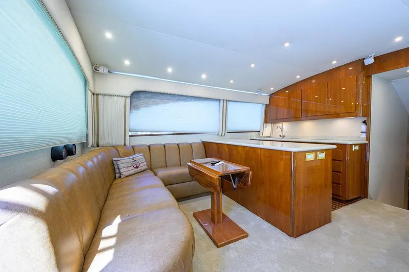 Nest Egg Yacht Photos Pics Egg Harbor 50 NEST EGG - Salon & Galley