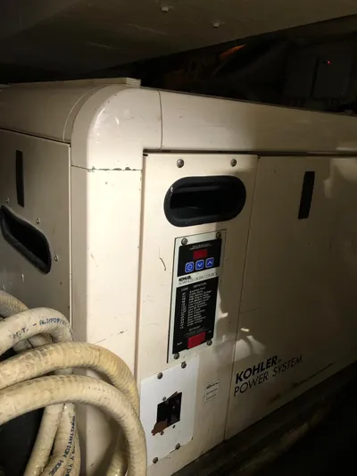  Yacht Photos Pics Kohler power system in a 2006 Riva Super Ego 68 yacht engine room.