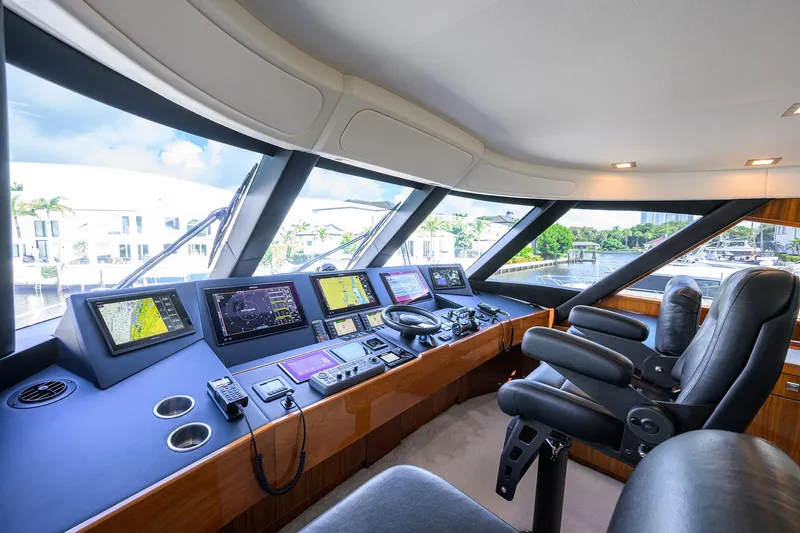 Corintios Yacht Photos Pics Viking 72 Corintios - Enclosed Flybridge