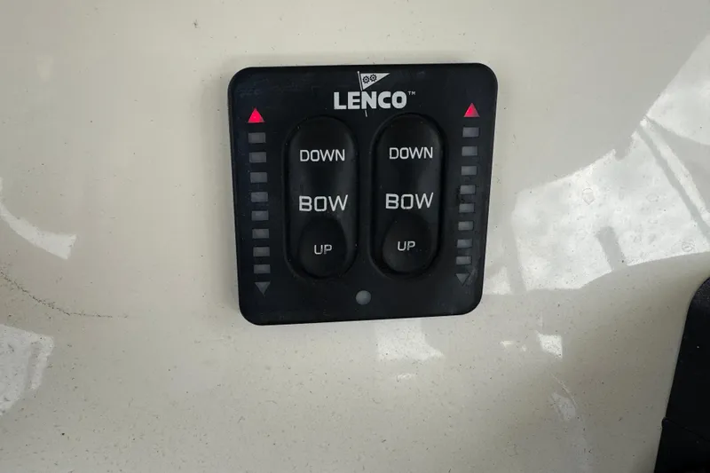  Yacht Photos Pics Lenco trim tab control panel on 2015 Cobia 344 Center Console boat.