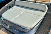 2025 Solaris Power 40F Open yacht with luxurious seating and sleek design.