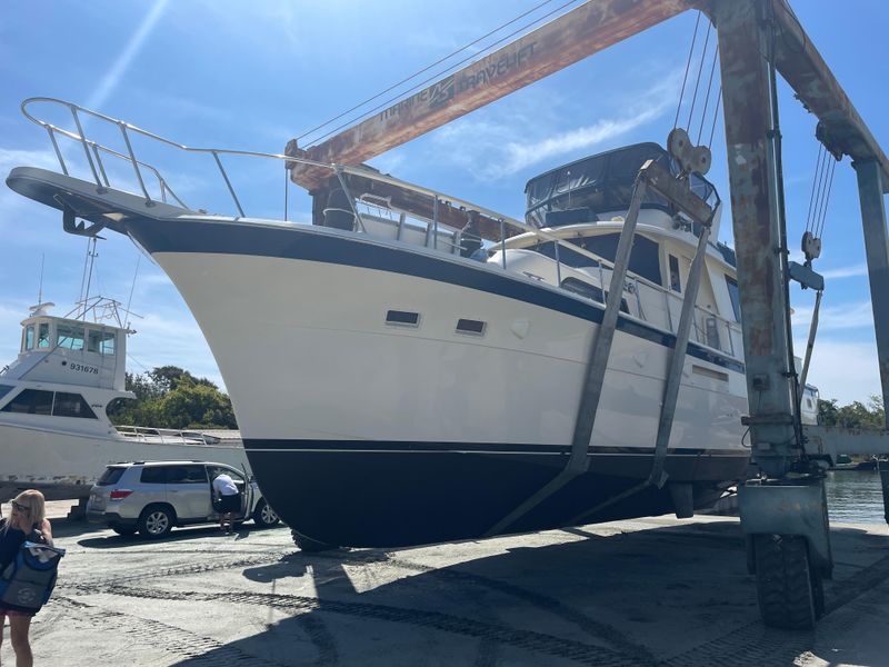 1985 Hatteras 53 Extended Deck