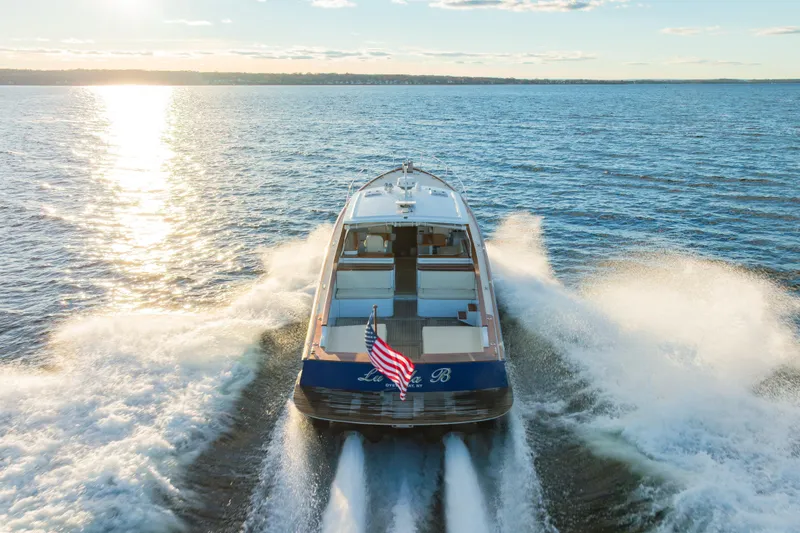 Lu Ella B Yacht Photos Pics transom running