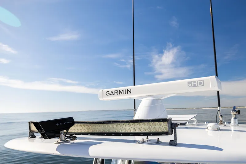  Yacht Photos Pics 2016 Contender 39 ST boat with Garmin xHD radar and NiteTrack light bar.