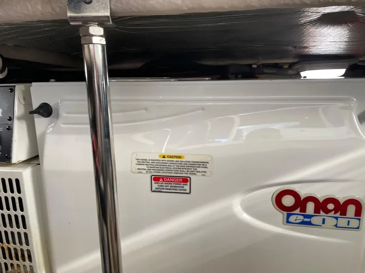 Covetime II Yacht Photos Pics Onan e-QD generator in 2006 Sea Ray 44 Sedan Bridge.