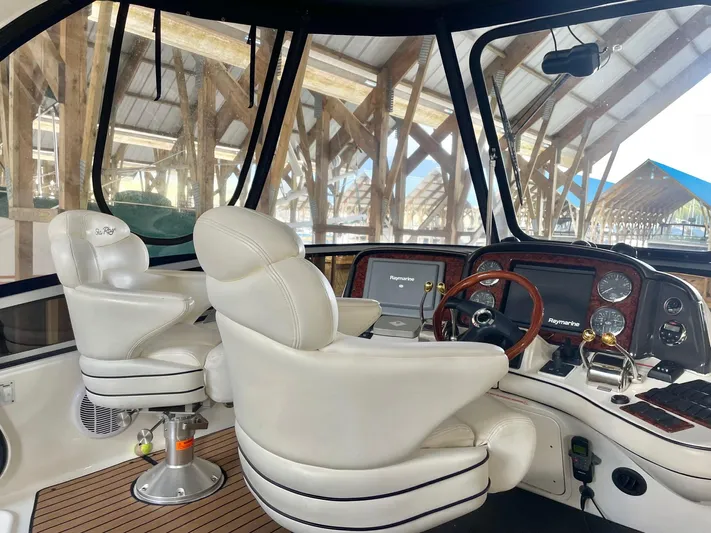 Covetime II Yacht Photos Pics Interior view of 2006 Sea Ray 44 Sedan Bridge yacht.