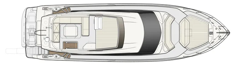  Yacht Photos Pics Manufacturer Provided Image: Ferretti Yachts 550 Flybridge Layout plan