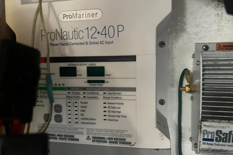  Yacht Photos Pics ProMariner ProNautic 12-40P charger in 2018 Invincible 36 Open Fisherman boat.