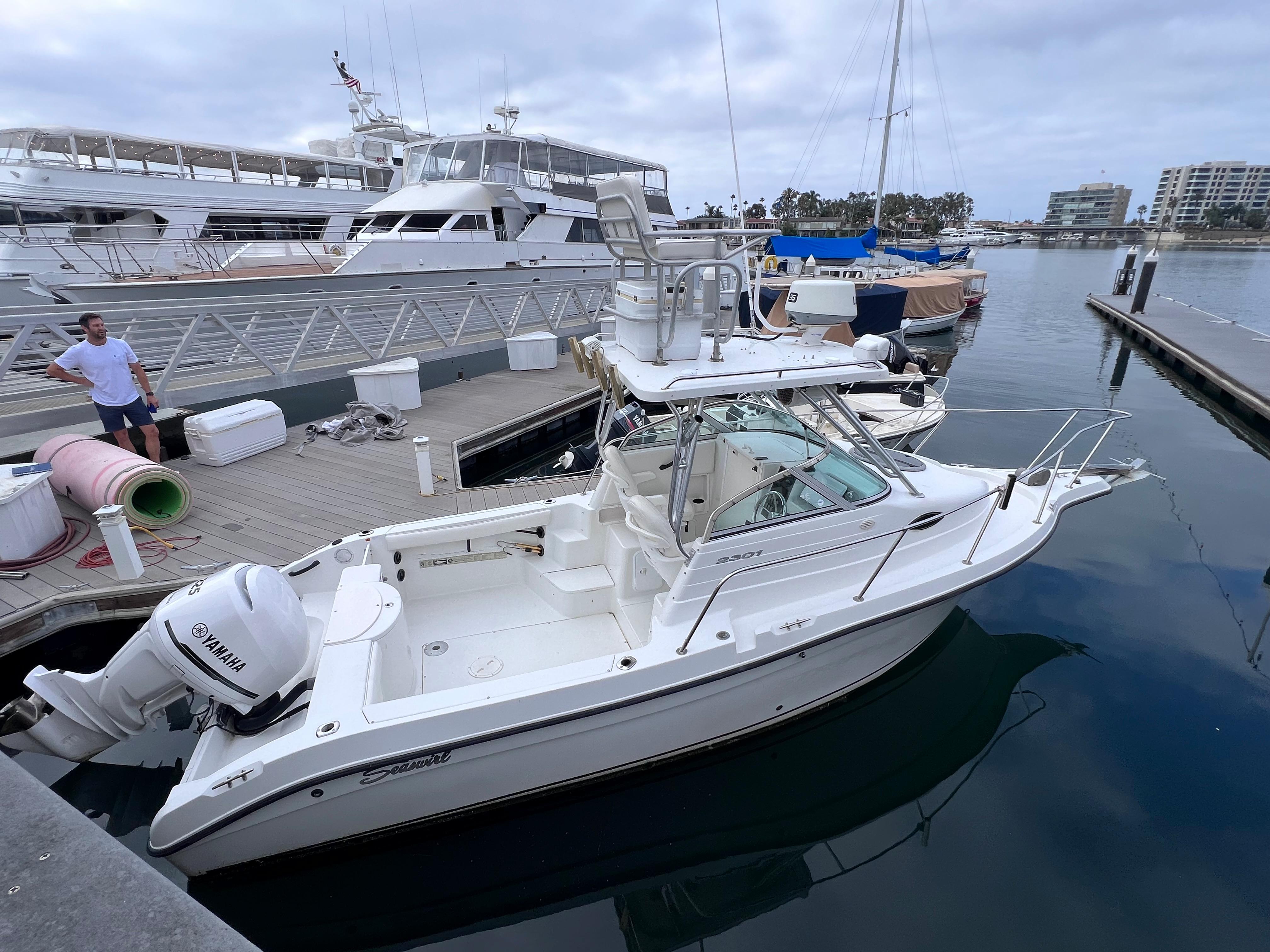 2003 Seaswirl Striper 2301 Walkaround OB Saltwater Fishing For Sale ...