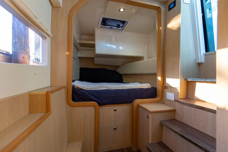 Katz Azz Yacht Photos Pics 2018 36 Aquila 36 Power Cat Katz Azz Port Stateroom