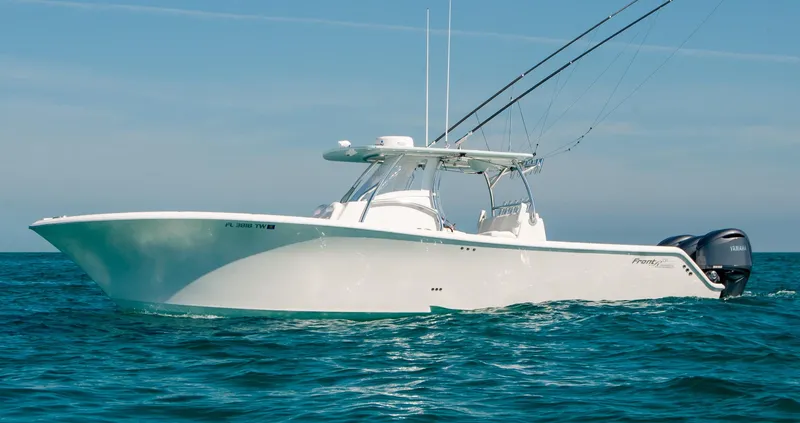  Yacht Photos Pics 2025 Front Runner 36 Center Console boat on open water.