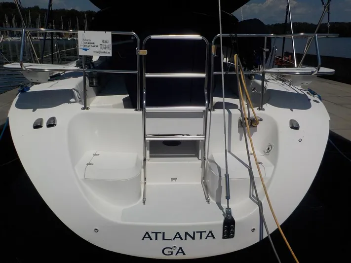 Brisa Surena Yacht Photos Pics Transom w/Swim Platform & Ladder