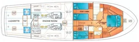  Yacht Photos Pics Fleming 55 layout 4